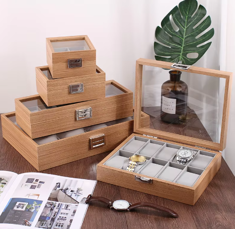many wooden box of watch