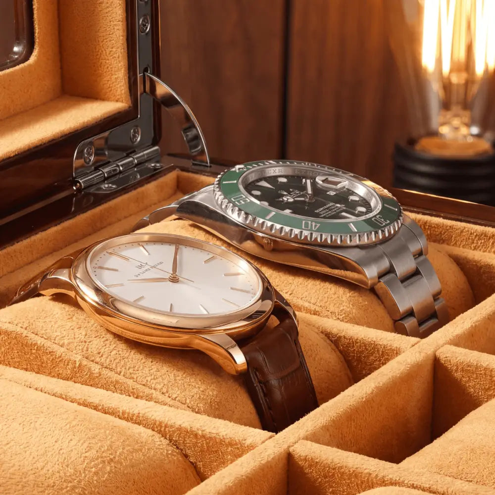 Boîte à Montre - Maître du Temps Brun™ Série 12